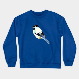 Fun little chickadee bird with 4 stylized options Crewneck Sweatshirt